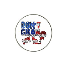 Dont Grab My Hat Clip Ball Marker by Valentinaart