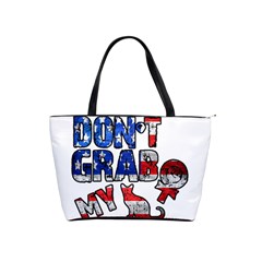 Dont Grab My Shoulder Handbags by Valentinaart