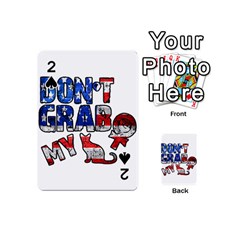 Dont Grab My Playing Cards 54 (mini)  by Valentinaart