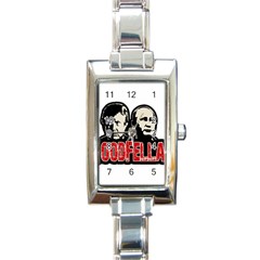 Goodfellas Putin And Trump Rectangle Italian Charm Watch by Valentinaart