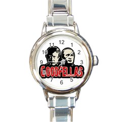 Goodfellas Putin and Trump Round Italian Charm Watch