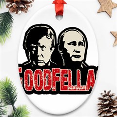 Goodfellas Putin and Trump Ornament (Oval)