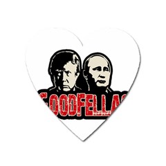 Goodfellas Putin and Trump Heart Magnet