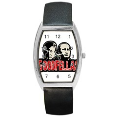 Goodfellas Putin and Trump Barrel Style Metal Watch