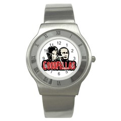 Goodfellas Putin and Trump Stainless Steel Watch