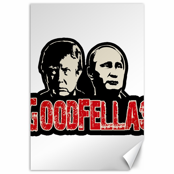 Goodfellas Putin and Trump Canvas 12  x 18  