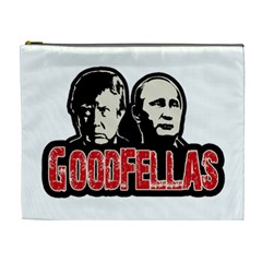 Goodfellas Putin And Trump Cosmetic Bag (xl) by Valentinaart