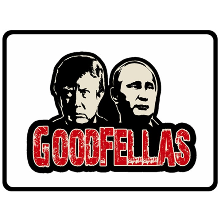 Goodfellas Putin and Trump Fleece Blanket (Large) 