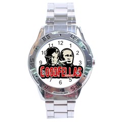 Goodfellas Putin and Trump Stainless Steel Analogue Watch