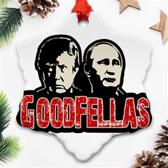 Goodfellas Putin and Trump Ornament (Snowflake)