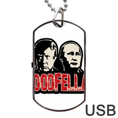 Goodfellas Putin And Trump Dog Tag Usb Flash (one Side) by Valentinaart