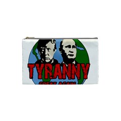 Make Tyranny Great Again Cosmetic Bag (small)  by Valentinaart