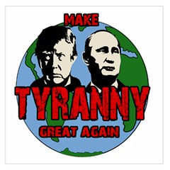 Make Tyranny Great Again Large Satin Scarf (square) by Valentinaart