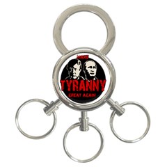 Make Tyranny Great Again 3-ring Key Chains by Valentinaart