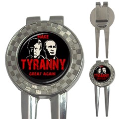 Make Tyranny Great Again 3-in-1 Golf Divots by Valentinaart