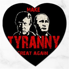 Make Tyranny Great Again Jigsaw Puzzle (heart) by Valentinaart