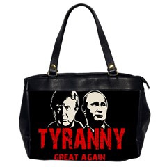 Make Tyranny Great Again Office Handbags (2 Sides)  by Valentinaart