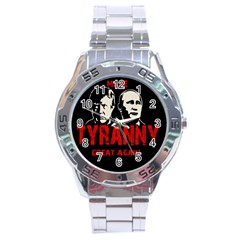 Make Tyranny Great Again Stainless Steel Analogue Watch by Valentinaart