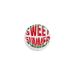 Watermelon - Sweet Summer 1  Mini Magnets by Valentinaart