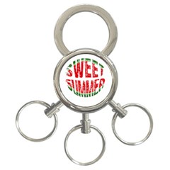 Watermelon - Sweet Summer 3-ring Key Chains by Valentinaart