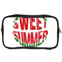 Watermelon - Sweet Summer Toiletries Bags 2-side by Valentinaart