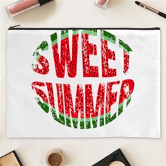 Watermelon - Sweet Summer Cosmetic Bag (xxxl)  by Valentinaart