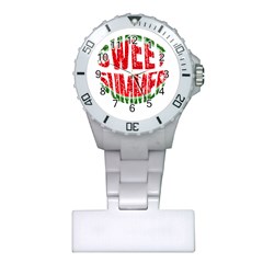 Watermelon - Sweet Summer Plastic Nurses Watch by Valentinaart