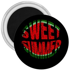 Watermelon - Sweet Summer 3  Magnets by Valentinaart