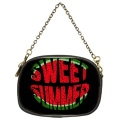 Watermelon - Sweet Summer Chain Purses (one Side)  by Valentinaart