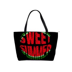 Watermelon - Sweet Summer Shoulder Handbags by Valentinaart