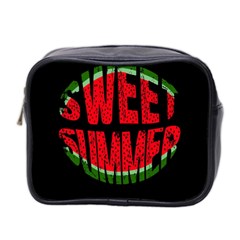 Watermelon - Sweet Summer Mini Toiletries Bag 2-side by Valentinaart