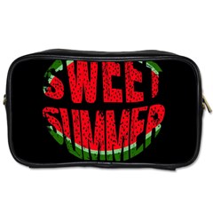 Watermelon - Sweet Summer Toiletries Bags by Valentinaart