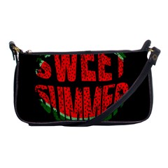 Watermelon - Sweet Summer Shoulder Clutch Bags by Valentinaart