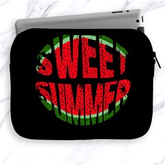 Watermelon - Sweet Summer Apple Ipad 2/3/4 Zipper Cases by Valentinaart