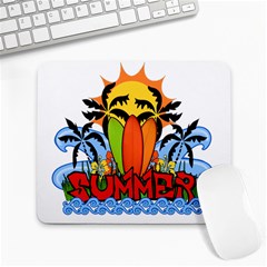 Tropical Summer Large Mousepads by Valentinaart