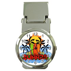 Tropical Summer Money Clip Watches by Valentinaart