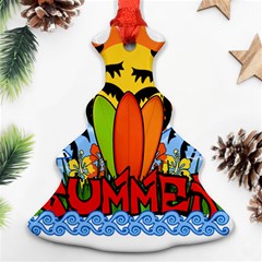 Tropical Summer Ornament (christmas Tree)  by Valentinaart