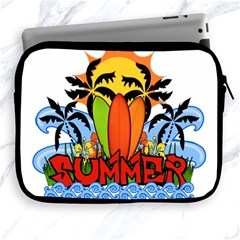 Tropical Summer Apple Ipad 2/3/4 Zipper Cases by Valentinaart