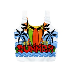 Tropical Summer Full Print Recycle Bags (s)  by Valentinaart