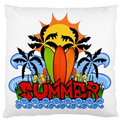 Tropical Summer Standard Flano Cushion Case (two Sides) by Valentinaart