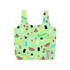 Summer Pattern Full Print Recycle Bags (s)  by Valentinaart