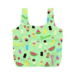 Summer Pattern Full Print Recycle Bags (m)  by Valentinaart