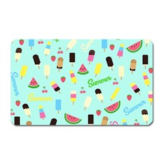 Summer Pattern Magnet (rectangular) by Valentinaart