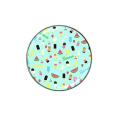 Summer Pattern Hat Clip Ball Marker by Valentinaart