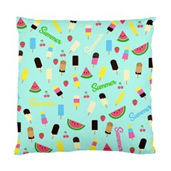 Summer Pattern Standard Cushion Case (one Side) by Valentinaart