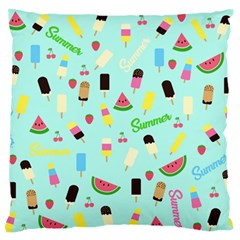 Summer Pattern Standard Flano Cushion Case (one Side) by Valentinaart