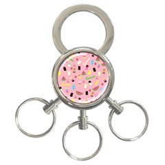 Summer Pattern 3-ring Key Chains by Valentinaart