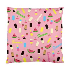 Summer Pattern Standard Cushion Case (one Side) by Valentinaart