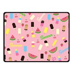 Summer pattern Fleece Blanket (Small) 50 x40  Blanket Front