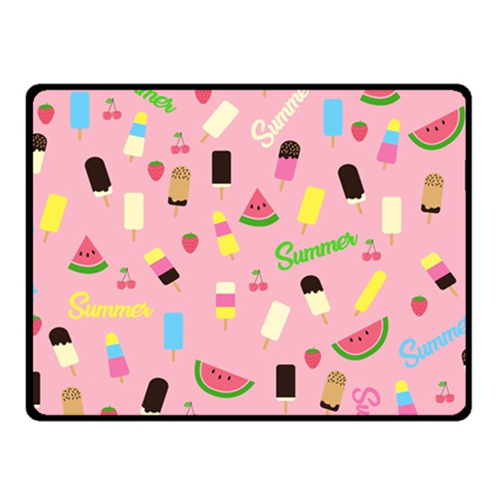 Summer pattern Fleece Blanket (Small)